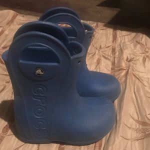 CROCS Toddler rain boots SIZE 9